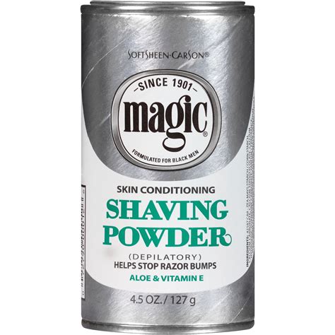 Magic shavig powder skon conditioning
